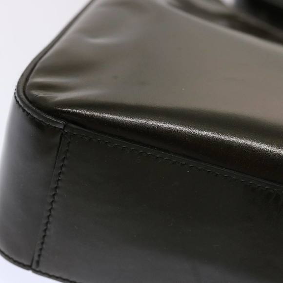 PRADA Shoulder Bag Enamel Khaki Auth bs13473 - Picture 15 of 16